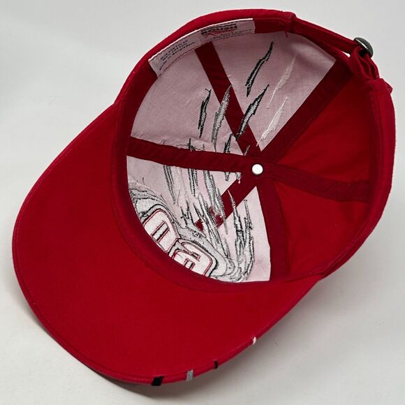 Vintage NASCAR Greg Biffle Baseball Hat Cap 60 Roush Auto Racing Strapback Red - Picture 4 of 9